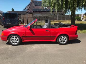 Escort XR3i Cabriolet avec kit RS, Autos, Rouge, Escort, Entreprise, Cabriolet