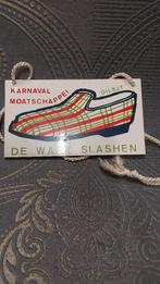 Plastieken medaille De Ware Slashen Aalst Carnaval Oilsjt, Ophalen of Verzenden, Overige materialen