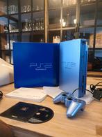 Ps2 fat aqau bleu RARE, Games en Spelcomputers, Games | Sony PlayStation 2, Zo goed als nieuw, Ophalen