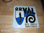 Geëmailleerde plaat ORVAL, Verzamelen, Ophalen of Verzenden, Zo goed als nieuw