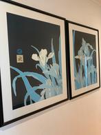 2 mooie kaders met japanse afbeelding, Antiek en Kunst, Ophalen