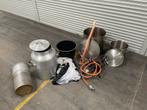 Grote kookpot 50l & 17l en ketel, Ophalen, Zo goed als nieuw
