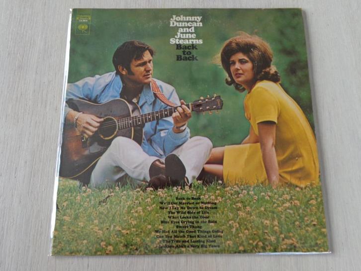 Johnny Duncan  And June Stearns – Back To Back, Cd's en Dvd's, Vinyl | Country en Western, Zo goed als nieuw, 12 inch, Ophalen of Verzenden
