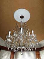 kristallen luchter / luster, Huis en Inrichting, Lampen | Kroonluchters, Ophalen, Gebruikt, Overige materialen