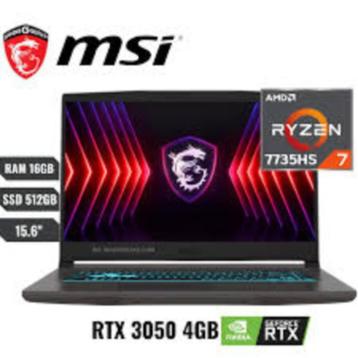 MSI LAPTOP THIN A15 RTX 3050 | RYZEN 5 | 16 GB DDR5 beschikbaar voor biedingen