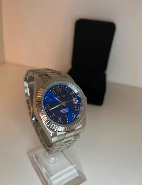 Seiko Arabic Dial mod blauw (automaat), Handtassen en Accessoires, Horloges | Heren, Zo goed als nieuw, Seiko, Ophalen of Verzenden