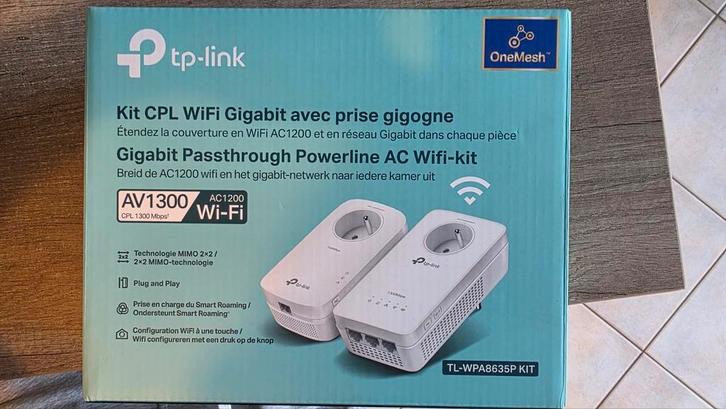 TP-Link TL-WPA8635P Kit – AV1300 perfecte staat, Computers en Software, Netwerk switches, Zo goed als nieuw, Ophalen
