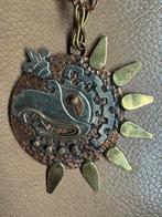 1950s Mexican Mixed Metal Eagle Pendant Mayan Aztec, Ophalen of Verzenden, Zo goed als nieuw