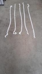 ketting - kunststof - 5stuks - wit NIEUW, Ophalen, Nieuw, Wit, Kunststof