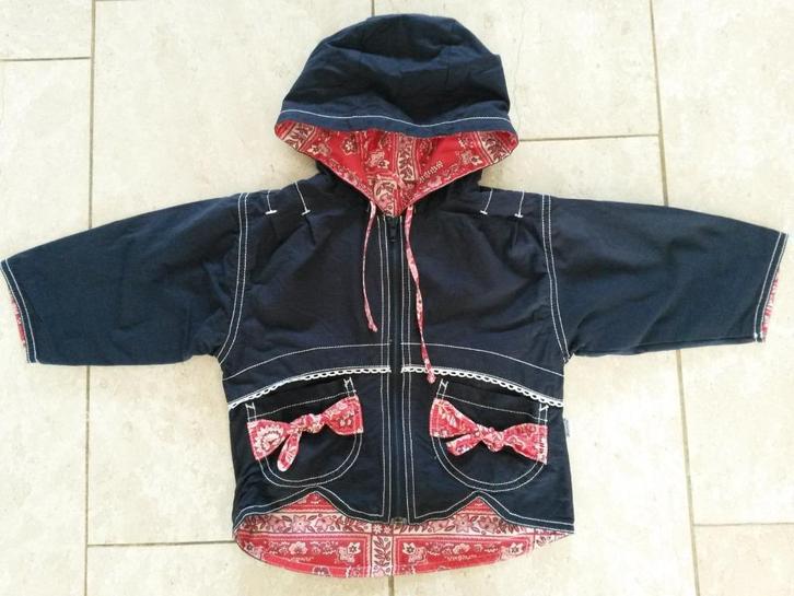 Vintage jas - maat 74, Kinderen en Baby's, Babykleding | Maat 74, Zo goed als nieuw, Meisje, Jasje, Ophalen of Verzenden