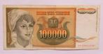Joegoslavië 100.000 Dinara 1993, Postzegels en Munten, Bankbiljetten | Europa | Niet-Eurobiljetten, Ophalen of Verzenden, Joegoslavië