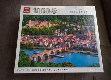 Puzzle King 1000 pièces, vue sur Heidelberg, Allemagne disponible aux enchères