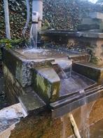 waterpartij uit oude blauwhardstenen wasbak, Enlèvement, Utilisé