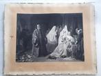 antieke gravure op karton / Anna d' Autriche, Ophalen