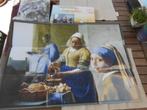 puzzel Vermeer 1000 stuks Meisje met de parel Het melkmeisje, Hobby en Vrije tijd, Denksport en Puzzels, Ophalen of Verzenden