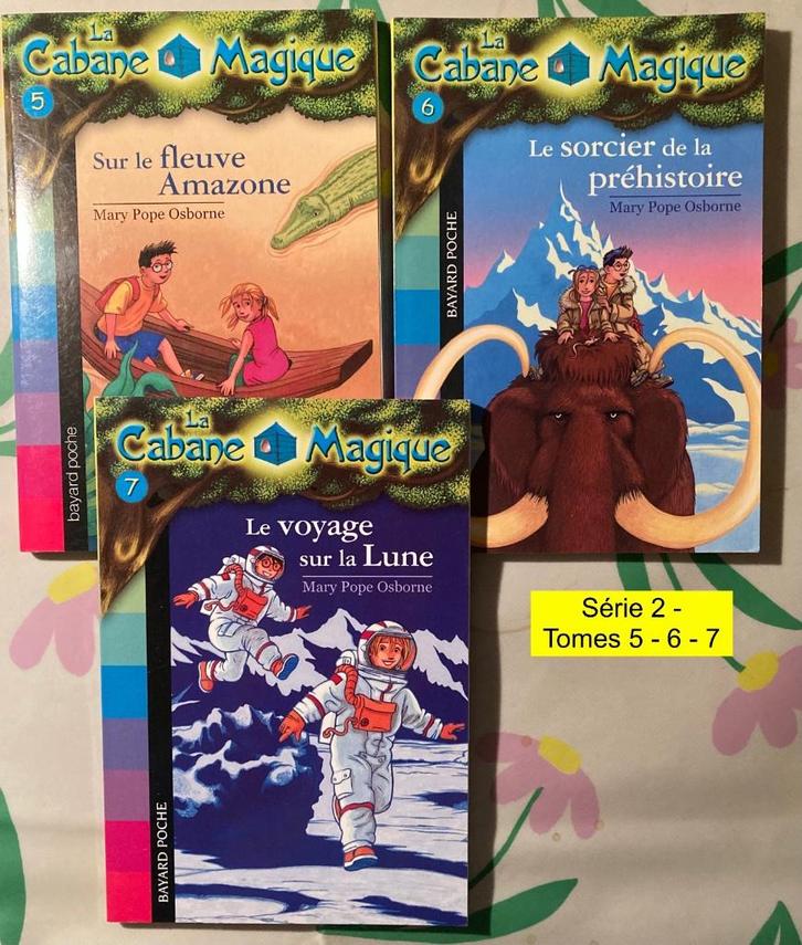 livres LA CABANE MAGIQUE - à partir de 7 ans -, Boeken, Kinderboeken | Jeugd | onder 10 jaar, Gelezen, Fictie algemeen, Ophalen of Verzenden