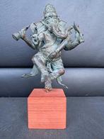 Statue en bronze de Ganesh dansant/Nritya Ganapati/Inde, Antiquités & Art, Enlèvement ou Envoi
