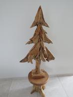Exclusieve houten kerstboom met sokkel, voor decoratie., Ophalen, Zo goed als nieuw