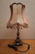 Tafellamp met bronzen voet., Ophalen, Zo goed als nieuw, Metaal, 50 tot 75 cm