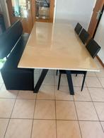 Tafel met bank en stoelen, Huis en Inrichting, Ophalen, Gebruikt