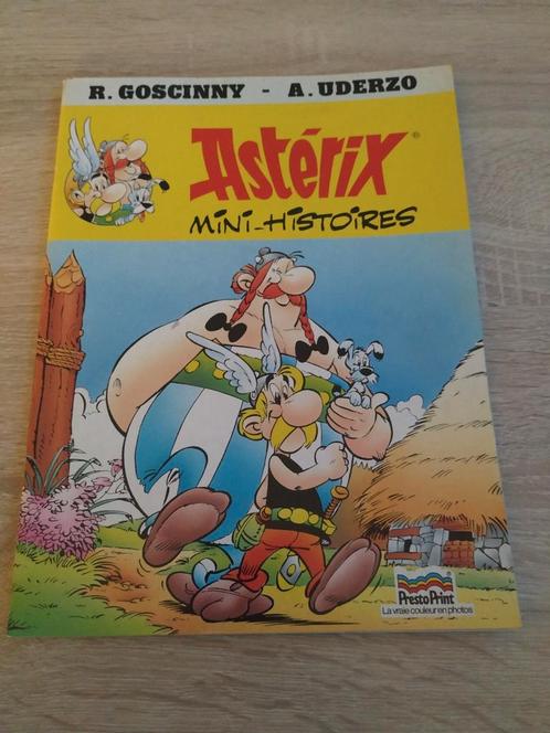 Astérix publicitaire mini histoires Presto print 1987, Livres, BD, Utilisé, Une BD, Enlèvement ou Envoi