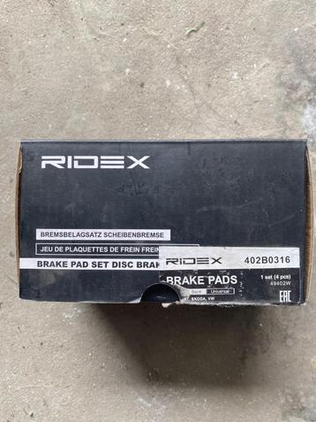 Remblokken Ridex beschikbaar voor biedingen
