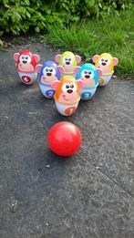 Chicco Monkey strike 2-in 1, peuter bowling, Kinderen en Baby's, Speelgoed | Buiten | Los speelgoed, Gebruikt, Ophalen