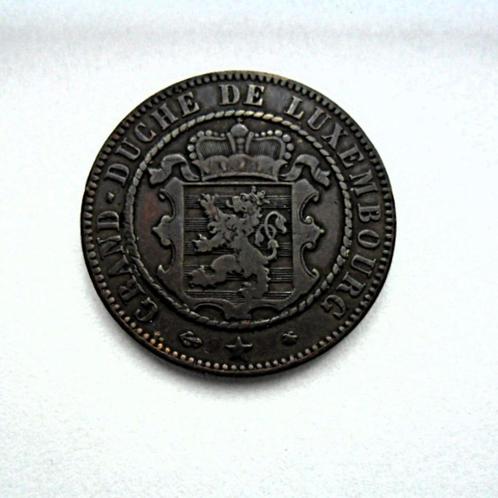 Luxemburg 10 centimes 1865 Anker/bij Boven de "BARRE", Postzegels en Munten, Munten | Europa | Niet-Euromunten, Losse munt, Overige landen