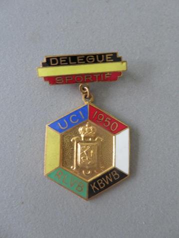 Médaille cycliste Delegue Sportif UCI 1950 KBWB