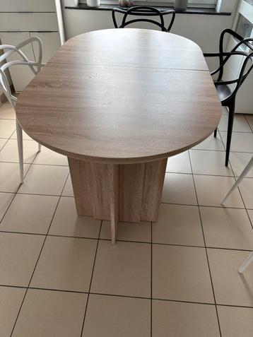 Table de salle a manger extensible, Cinq personnes ou plus, 150 à 200 cm, 50 à 100 cm, Comme neuf