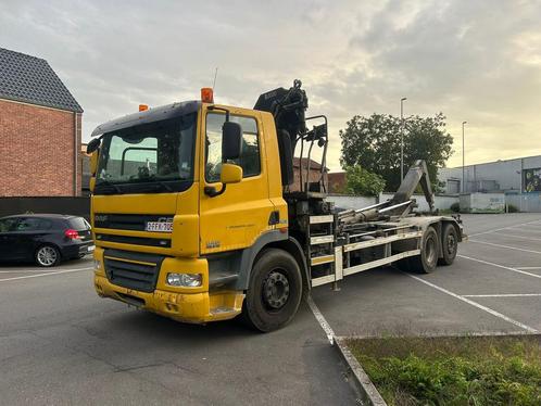 Daf CF85 Containersysteem Kraanwagen Containerwagen, Auto's, Vrachtwagens, Particulier, DAF, Diesel, Euro 5, Automaat, BTW verrekenbaar