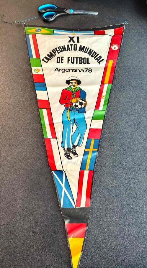 grote vaandel WK voetbal Argentinië 1978, Verzamelen, Sportartikelen en Voetbal, Vaantje of Sjaal, Ophalen of Verzenden