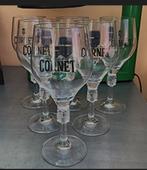 Cornet bierglazen 6 stuks, Verzamelen, Glas en Drinkglazen, Ophalen, Zo goed als nieuw, Bierglas