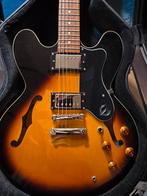 Epiphone dot es335 vintage sunburst met koffer, Ophalen of Verzenden, Zo goed als nieuw, Epiphone