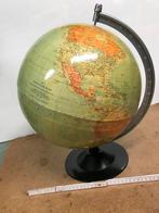 Vintage wereldbol staatkundig, Maison & Meubles, Accessoires pour la Maison | Globes, Comme neuf, Enlèvement ou Envoi