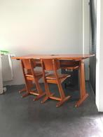 Vintage jaren '60/'70 casala schoolbank dubbel, Antiek en Kunst, Ophalen
