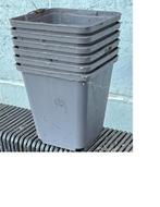 vierkante p9 potjes bloempotten harde plastiek 9x10cm, Tuin en Terras, Bloempotten, Kunststof, Vierkant, Zo goed als nieuw, Tuin