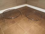 2 grote metalen onderzetters, Tuin en Terras, Ophalen of Verzenden, Zo goed als nieuw