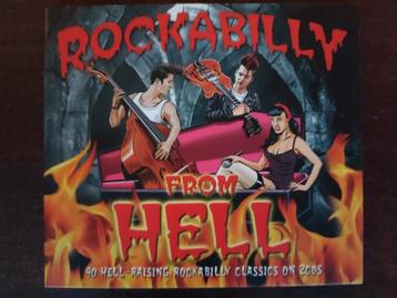 2 CD : ROCKABILLY FROM HELL, Enlèvement ou Envoi, Comme neuf