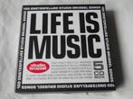 5 CD BOX - STUDIO BRUSSEL - LIFE IS MUSIC, Cd's en Dvd's, Ophalen of Verzenden, Zo goed als nieuw, Pop, Boxset