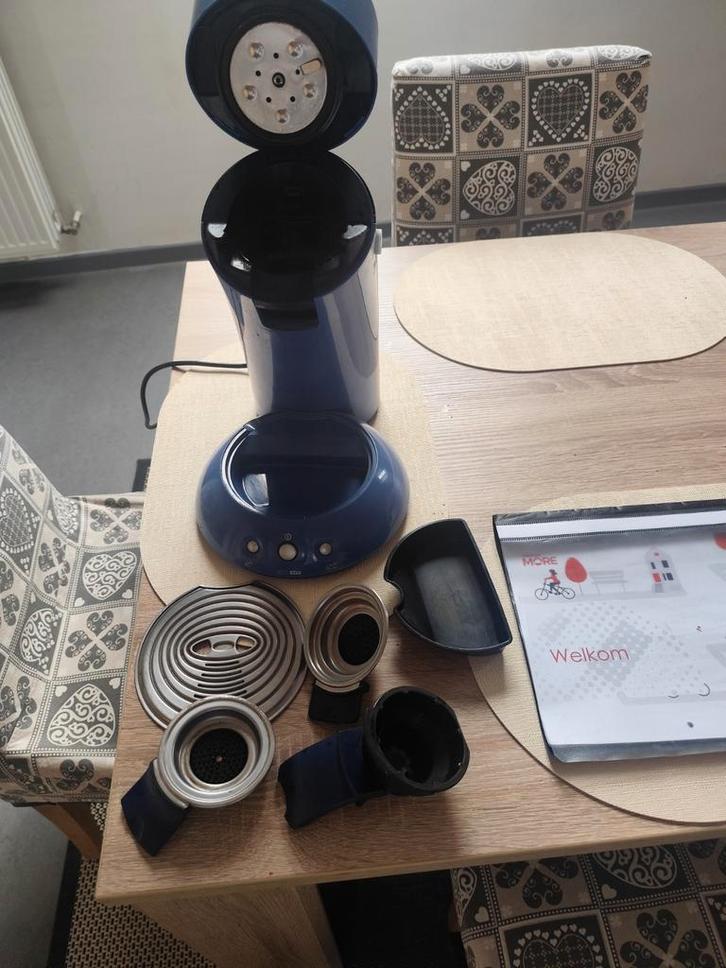 Senseo koffiezetapparaat (blauw), Electroménager, Cafetières, Comme neuf, Dosettes et capsules de café, Cafetière, 2 à 4 tasses