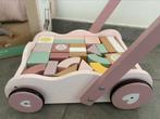 Little Dutch houten blokkenwagen, Kinderen en Baby's, Speelgoed | Houten speelgoed, Zo goed als nieuw, Ophalen