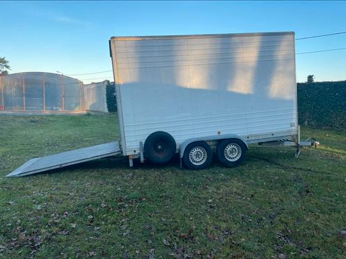 Grote gesloten aanhangwagen met valklep en kantelsysteem, Auto diversen, Aanhangers en Bagagewagens, Ophalen