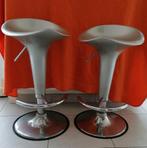 Barkruk zilverkleurig, Ophalen, Gebruikt