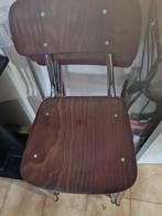 Vintage Stoelen Pagholz, Vintage, Brun, Enlèvement, Bois