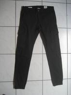 Jack & Jones zwarte broek, Kleding | Heren, Broeken en Pantalons, Maat 48/50 (M), Zwart, Ophalen of Verzenden, Gedragen