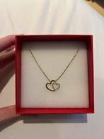 Collier cœur double, Ophalen, Zo goed als nieuw, Hart, Goud