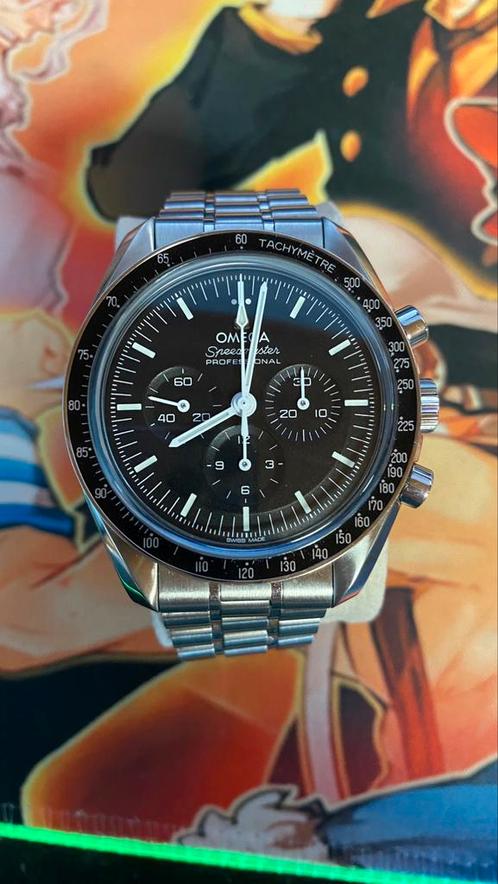 Omega Speedmaster moonwatch, Handtassen en Accessoires, Horloges | Heren, Zo goed als nieuw, Omega, Staal, Staal, Ophalen of Verzenden