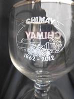 verre biere CHIMAY émaille chimay 1862-2012, Verzamelen, Ophalen of Verzenden, Gebruikt, Glas of Glazen
