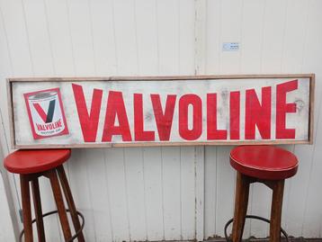 Panneau d'affichage à l'huile Valvoline sans émail